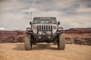 Jeep Gladiator JT Bumper - Front - Rugged Ridge - HD Full Width - Satin Black - `20-`22